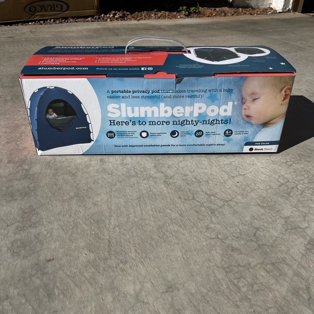 SlumberPod Portable Privacy Pod - Black
